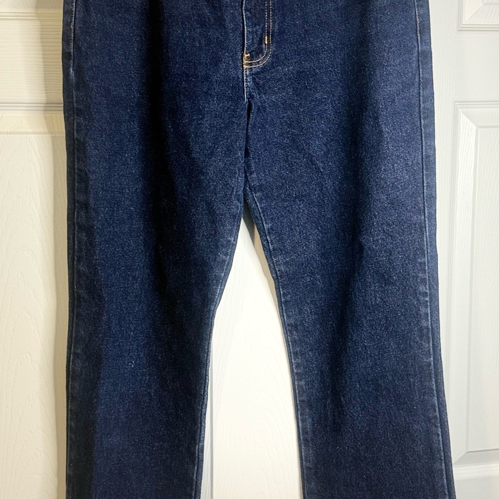 Express Blue Straight Leg Jeans